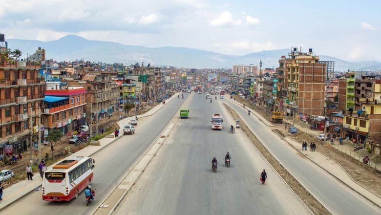 A road through Nepal